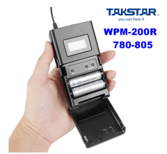 Takstar WPM-200R (780-805MHz) - Waist receiver for personal monitoring system WPM-200, complete with headphones
