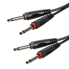 RACC100L1.5 ROXTONEGotovy Instrument Cable, Connectors: 2xJack 6,3 (Mono) - 2xJack 6,3 (Mono) -1.5m