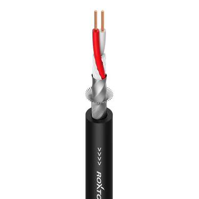 MC022-BK ROXTONE Мікрофонний кабель симетричний, діаметр 6,8 мм, 2 x 0.50 мм