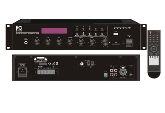 T-60MT ITC translational power amplifier 1 zone with a USB player and tuner 60W
