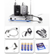 Takstar TS-3310PP Wireless Microphone with one nagolovnym and two lavalier microphones