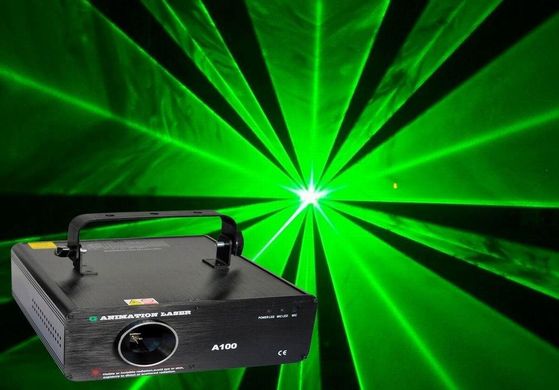 A100 Лазер зелений анімаційний 100МВт