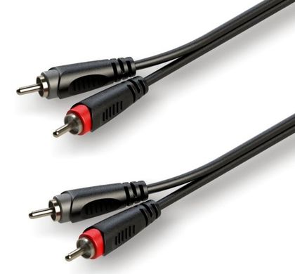 RACC130L3 Roxtone Ready Cables, connectors: 2xRCA-M - 2xRCA-M-3 meters