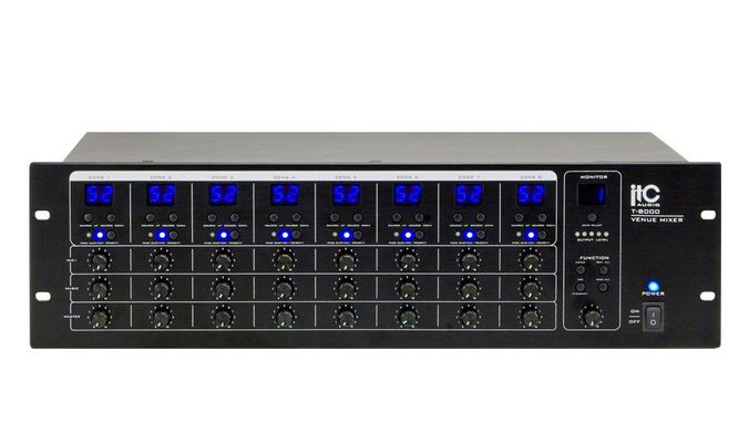 T-8000 ITC Audiomatrichny controller 8x8 / 8 linear and microphone inputs 3