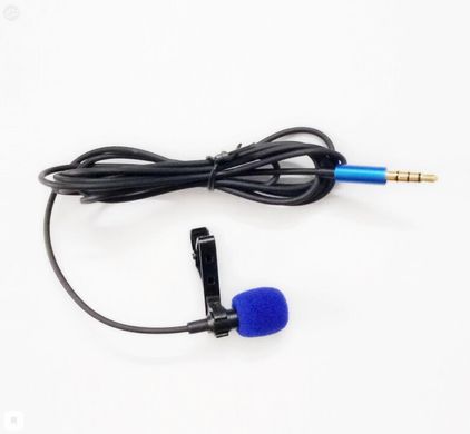 JB-510MB (BLUE) Петличний мікрофон роз'єм mini jack 3.5 для смартфону iphone, андроїд, планшета