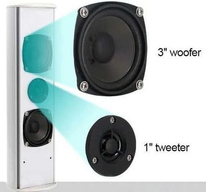 DSPPA DSP255IIW Outdoor Waterproof Column Speaker white color IP65