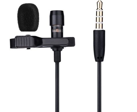 JB-510G (BLACK) clip-on microphone jack mini jack 3.5 for iphone smart phone, android tablet