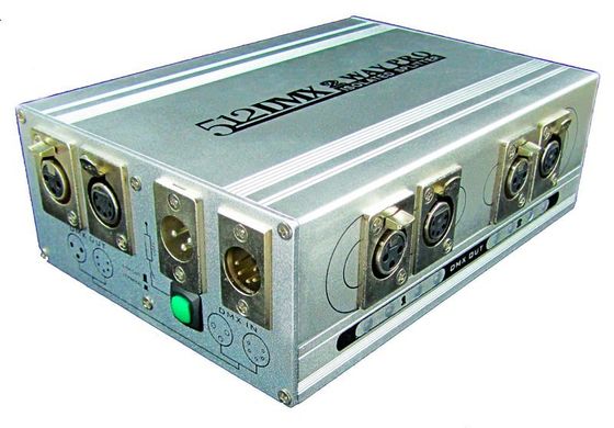 D002 DMX splitter amplifier signal to 2 additional lines