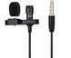 JB-510G (BLACK) clip-on microphone jack mini jack 3.5 for iphone smart phone, android tablet