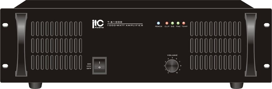 T-61000 ITC Усилитель мощности трансляционный одноканальный 100В 1000Вт