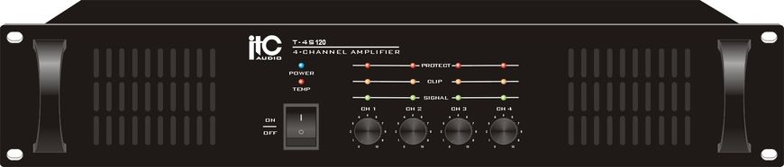 T-4S120 ITC translational Power Amplifier 4-channel 480W