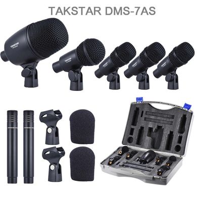 DMS-7AS Takstar microphone kit for drums