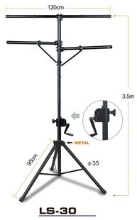 LS-30 JB sound Подвійна т-подібна стійка з лебідкою