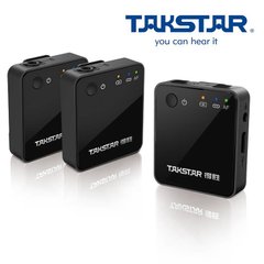 ТАКСТАР V1 (Dual channel version OTG) радіосистема для прямих ефірів,записів та інтерв'ю для камери, DSLR та смартфона