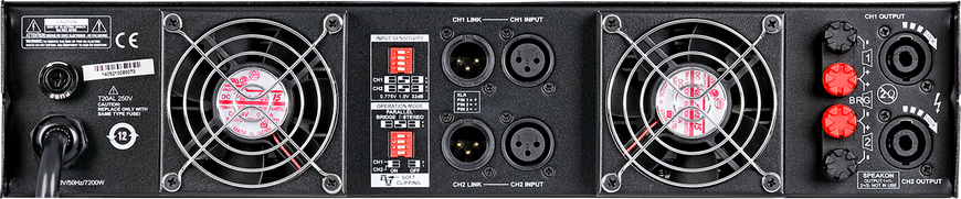L3,6s Soundstandard Power Amplifier 2 * 1400W at 4 ohms