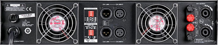L4,8s Soundstandard Підсилювач потужності 2 * 2000Вт на 4Ом