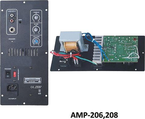 AMP-206,208 JB sound Встраиваемый усилитель мощности 60Вт