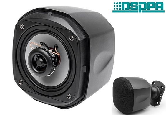 DSPPA DSP129B 20W Miniature satellite coaxial speaker with power tap