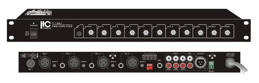 T-1S01 ITC Mixer 1-kan. preamplifier
