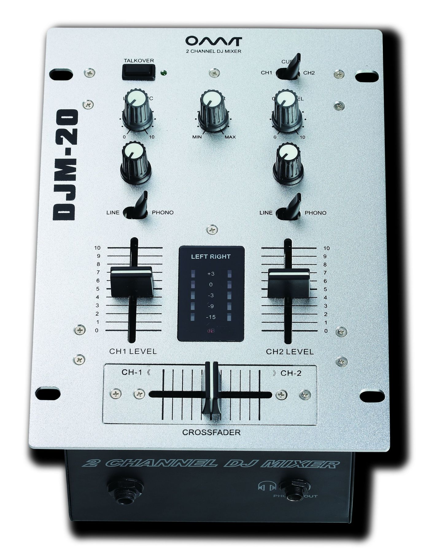 forligsmanden Fil skuffe DJM20 DJ Mixer 2 channel - Internet store of musical, sound and light  equipment for concerts, clubs, discos