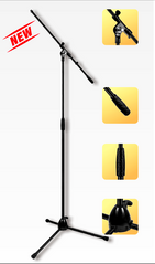 MS005T Roxtone Microphone stand telescopic crane, adjustable height 105/175 cm.