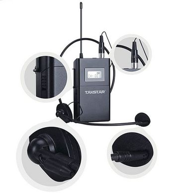 X4-TL Takstar Головная гарнитура/петличный микрофон для 4х канальной радиосистемы Takstar X4 (выбираемая опция к приемнику X4)
