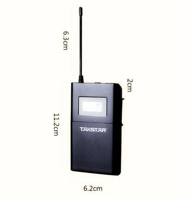 X4-TL Takstar headset / lapel microphone for 4 channel radio Takstar X4 (selectable option to the receiver X4)