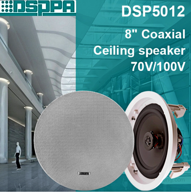 DSPPA DSP5012 35W Coaxial Frameless Ceiling Speaker