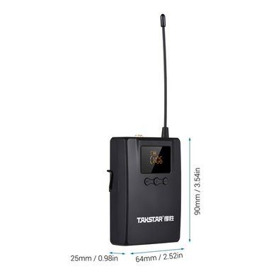 WPM-300R (520-600MHz) Такстар - напоясный приемник для системы персонального мониторинга WPM-300, в комплекте с наушниками