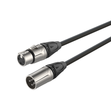DMXX200L1 Roxtone Ready audio / DMC cable connectors: RX3F-NT- RX3M-NT-1 meter (XLR-XLR)