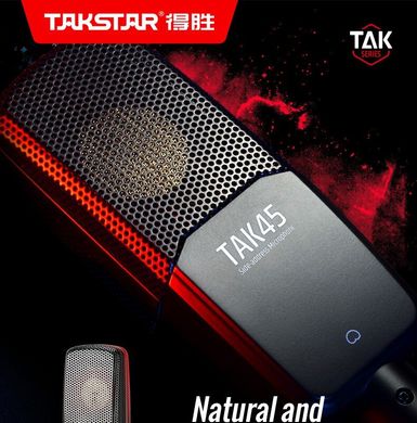 TAK45 Takstar - a highly sensitive condenser studio microphone with gold-plated diaphragm