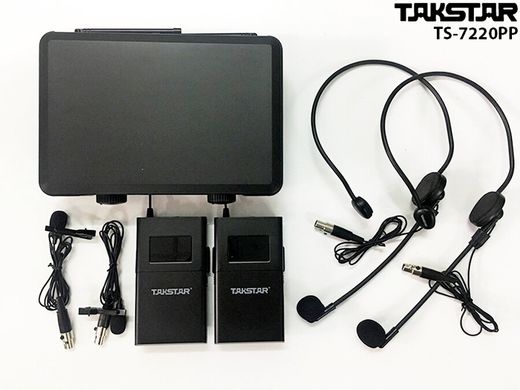 TS-7220PP Такстар - бездротова мікрофонна радіосистема з двома Наголовна мікрофонами