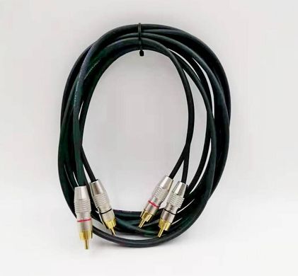 DUL012--3m Ready instrument cable connectors: 2xRCA-M - 2xRCA-M 3 meters