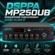 DSPPA MP250UB &mdash; это мини-цифровой микшерный усилитель 250Вт Class D высотой 1,5U с USB/FM/Bluetooth
